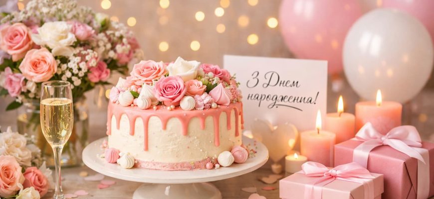 Зворушливі привітання з Днем народження для жінок