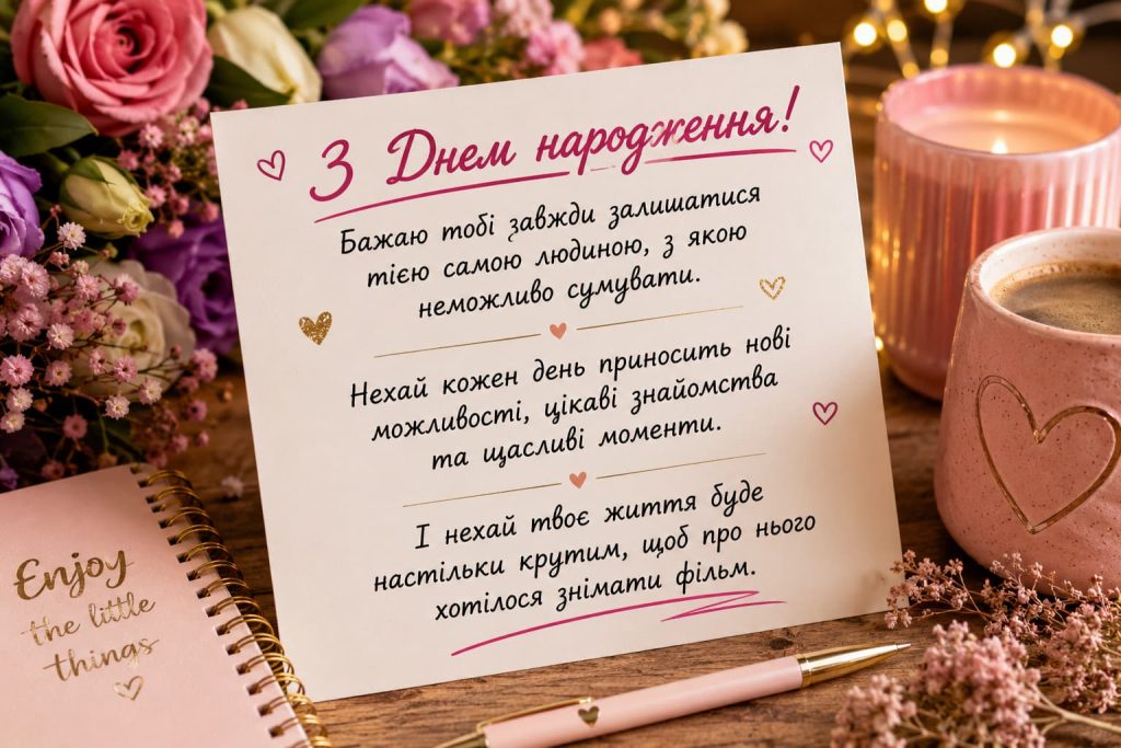 Прикольні привітання з Днем народження подрузі картинка 5