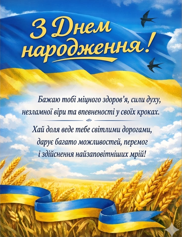 Прикольні привітання з Днем народження військового картинка 3