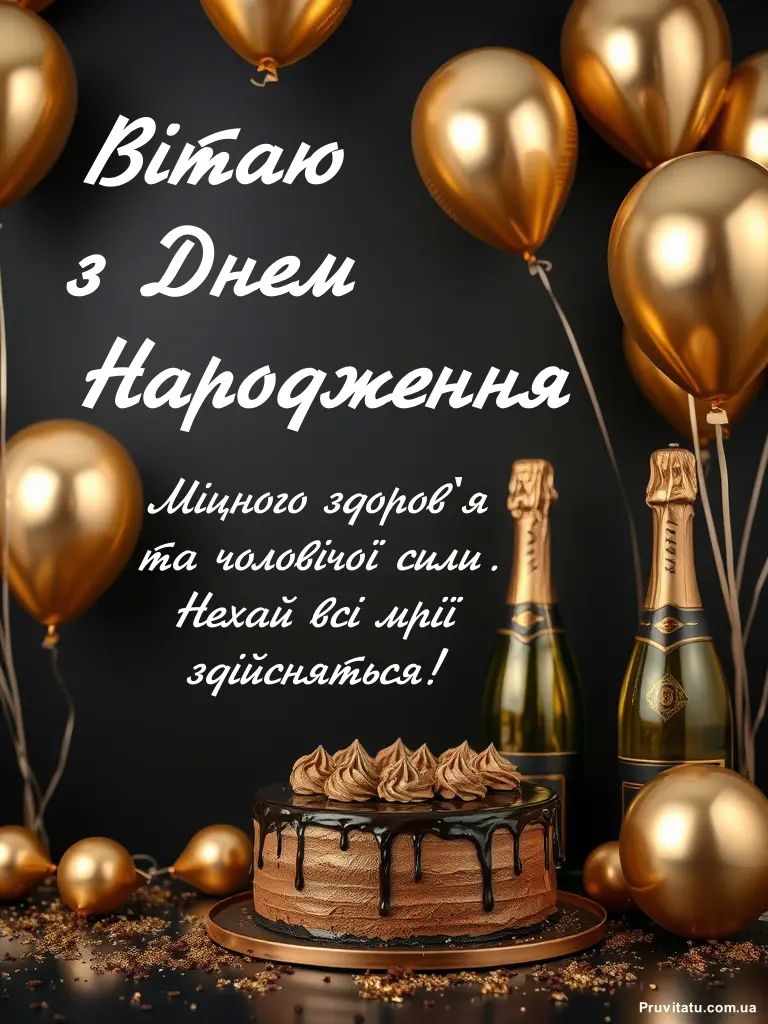 Привітання з Днем народження чоловіку своїми словами картинка 4