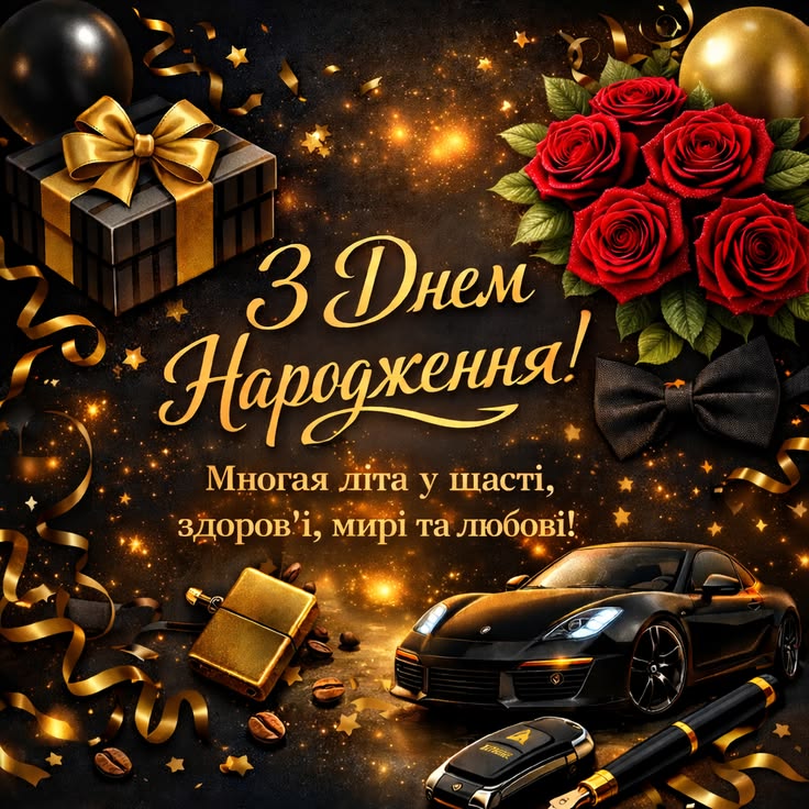 Привітання з Днем народження куму своїми словами картинка 3