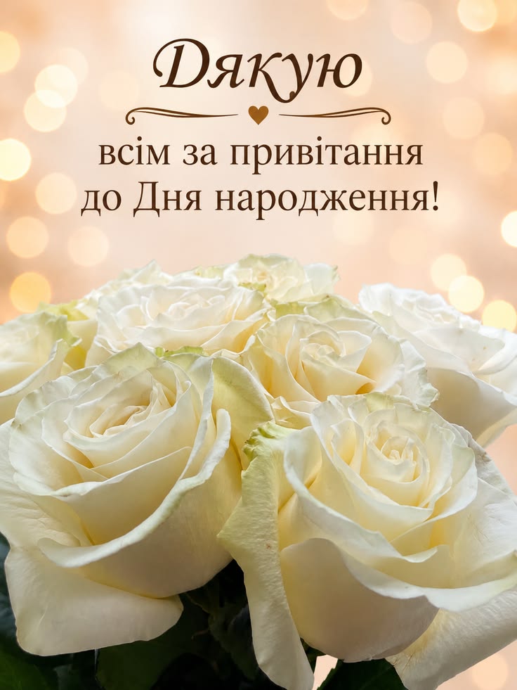 дякую за привітання картинка 4